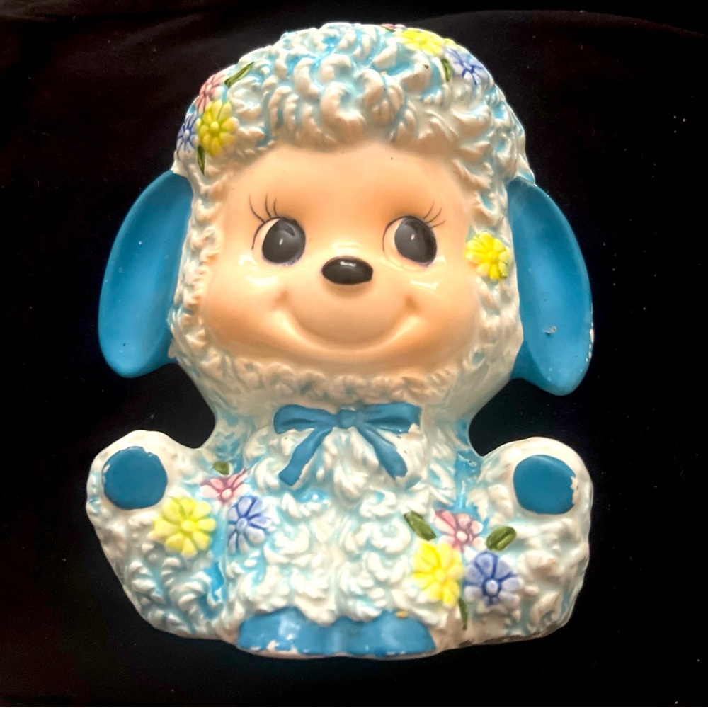Adorable Ceramic Lamb Wall Art